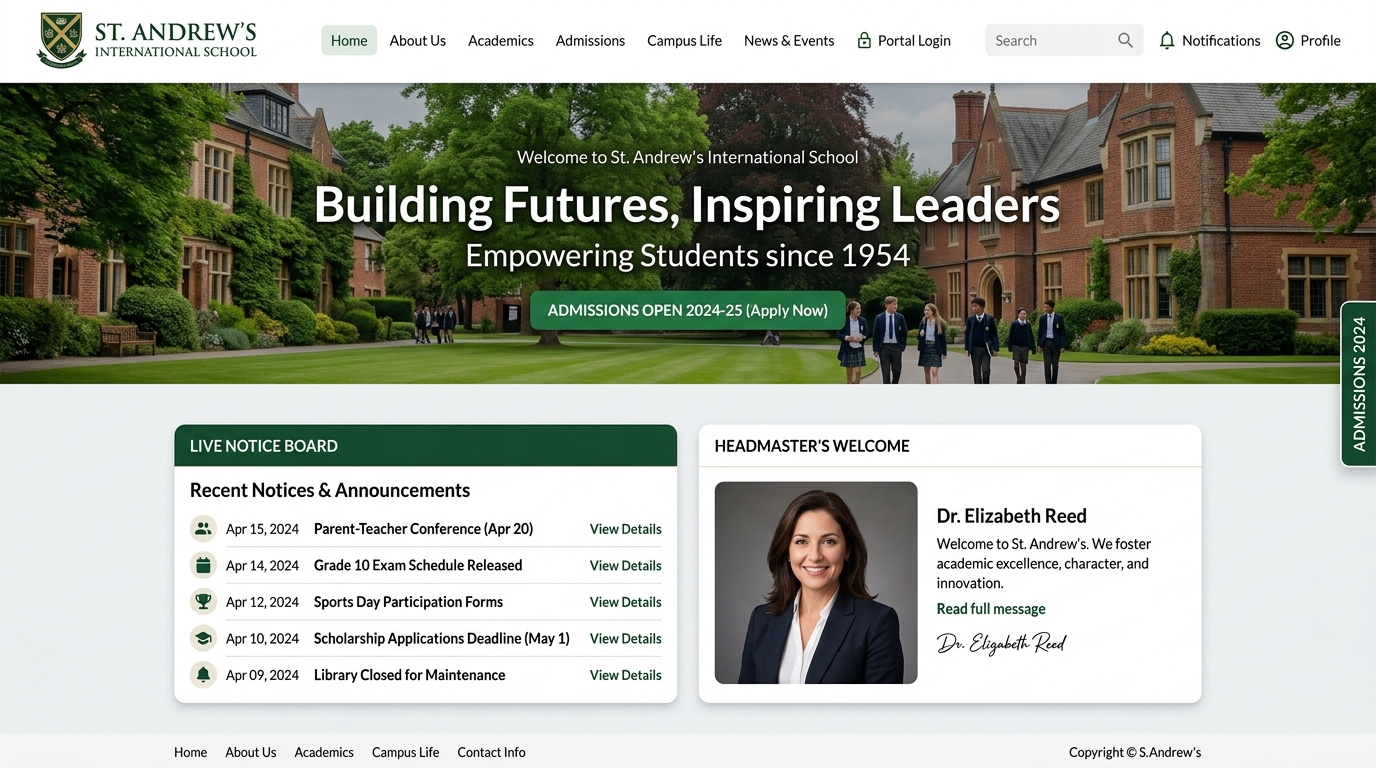 EDU-BD School Dynamic Website